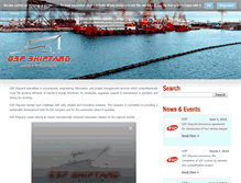 Tablet Screenshot of gspshipyard.com